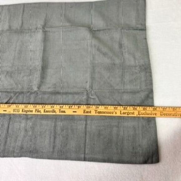 Pottery Barn PB Teen Standard Pillow Sham Corduroy Gray 3347 - Picture 3 of 7